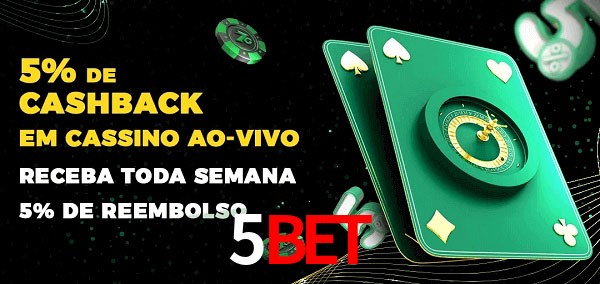 Promoções do cassino ao Vivo 5bet